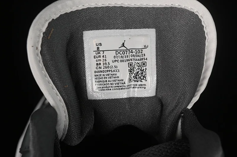 All categories Air Jordan Jordan series basketball shoes Air Jordan 1 Low Air Jordan 1 Low "Dark Grey" AJ1 Joe 1 dark gray white low-top cultural and casual sneakers DC0774-102